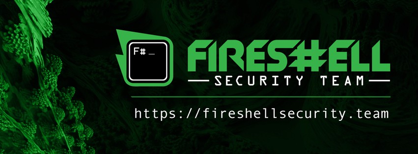 The Fireshell Security Team's banner, featuring their website URL